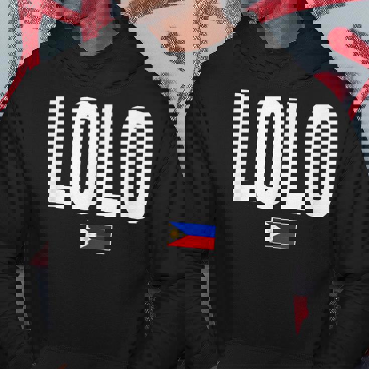 ロロ おじいちゃん おじいちゃん フィリピン ピノイ フィリピン人 パーカー 面白い贈り物