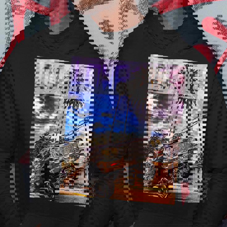 ローライダーサンセット パーカー 面白い贈り物