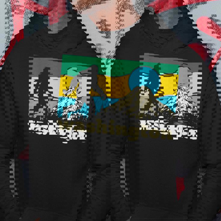 ワシントン州立大学ホームマウンテンズ ビッグフット サスカッチ イエティ ギフト パーカー 面白い贈り物