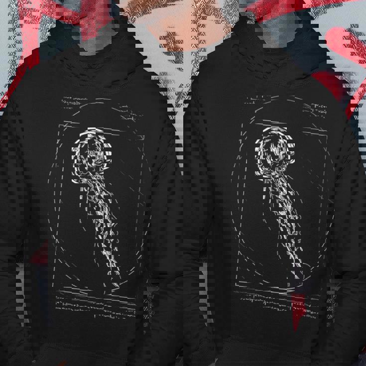 ヴィトルウィアン クラゲ 服 イラスト メデューサ クラゲ パーカー 面白い贈り物