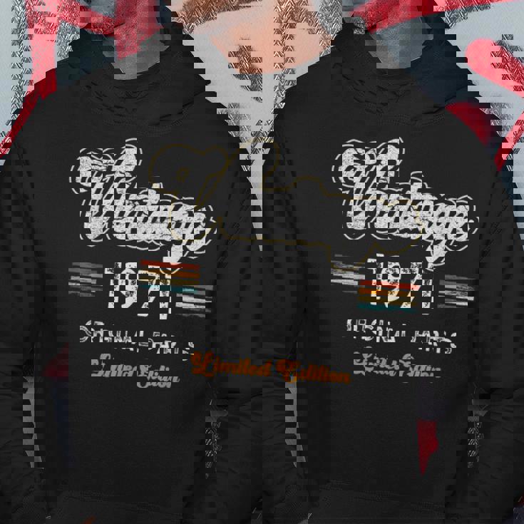 ヴィンテージ 1971 オリジナル・パーツ 限定版 54歳の誕生日 パーカー 面白い贈り物