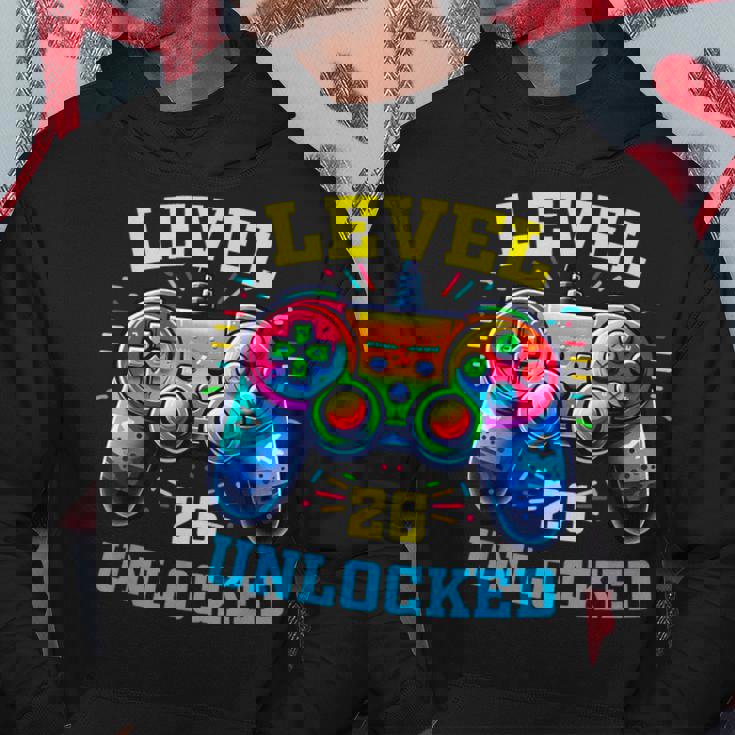 ヴィンテージ 26歳の誕生日 ゲーマー 26歳のギフト 26歳の誕生日 パーカー 面白い贈り物