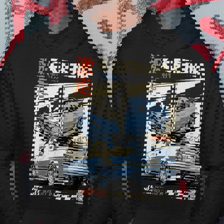 ヴィンテージ Kuruma 日本jdm 東京 日本 ドリフト レースカー パーカー 面白い贈り物