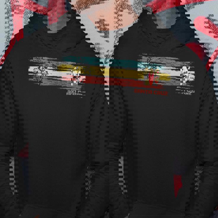 ヴィンテージ サンタクルーズ レトロ サーファー ビーチ サンタクルーズ カリフォルニア パーカー 面白い贈り物