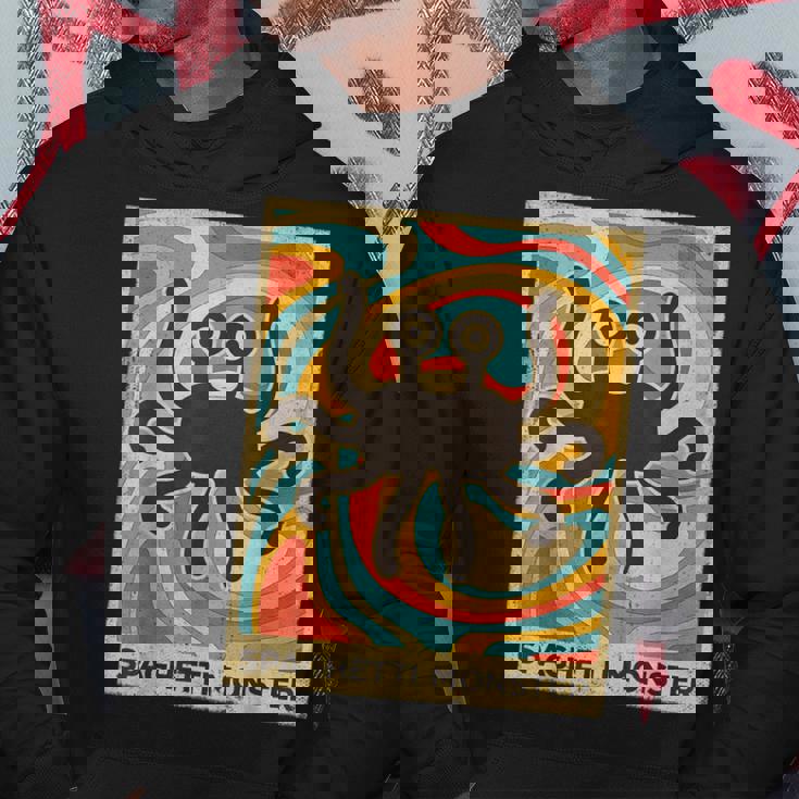 ヴィンテージ スパゲッティモンスター 無神論者 レトロギフト パーカー 面白い贈り物