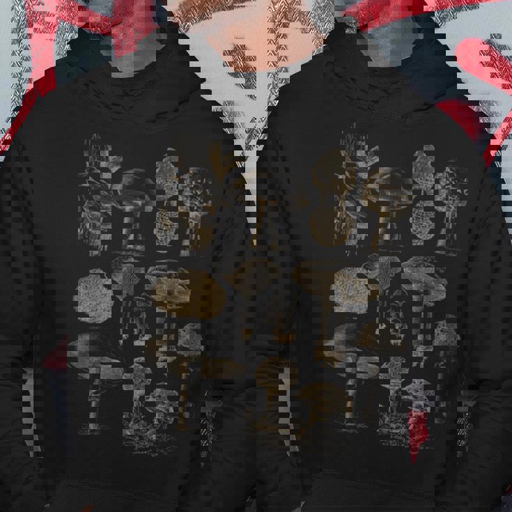 ヴィンテージ マッシュルーム 食べられるキノコの餌やりギフト パーカー 面白い贈り物