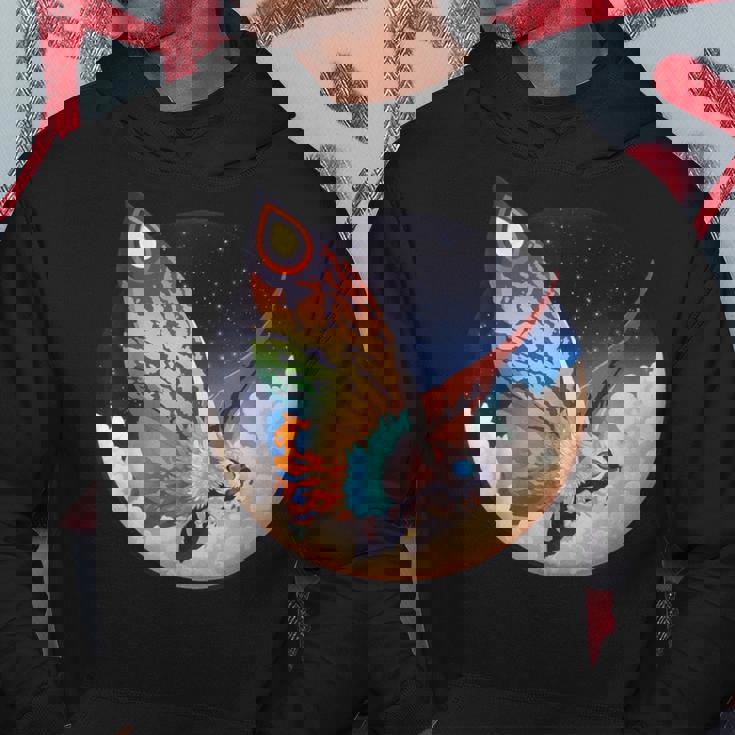 ヴィンテージ モスラ-モスラ怪獣怪獣 パーカー 面白い贈り物