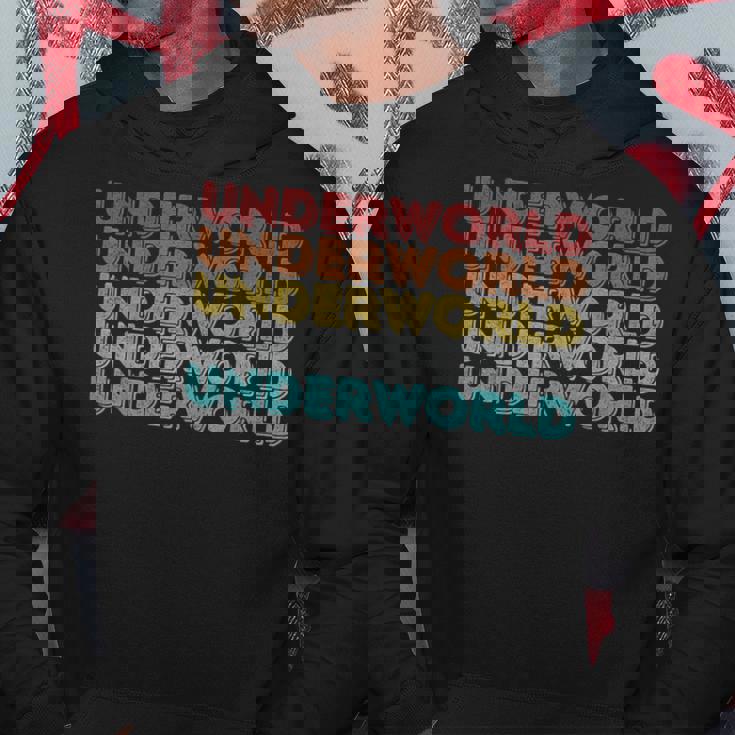 ヴィンテージ レトロ アンダーワールド パーカー 面白い贈り物