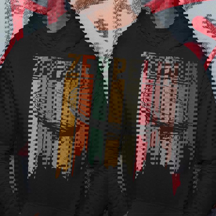 ヴィンテージ レトロ ツェッペリン 飛行船 アンティーク調 パーカー 面白い贈り物