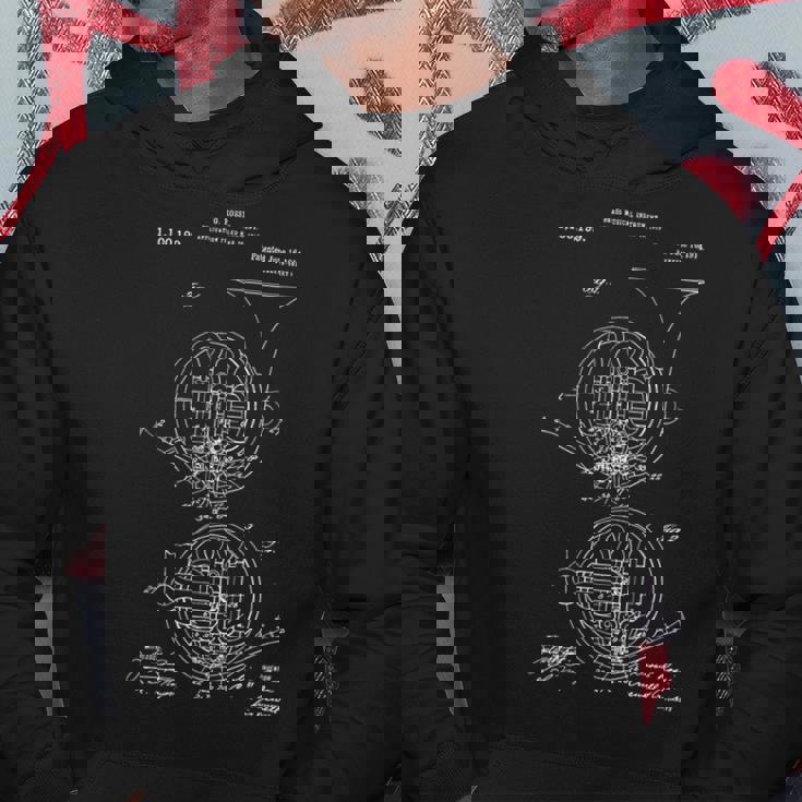 ヴィンテージ 特許プリント 1914 フレンチホルン奏者 パーカー 面白い贈り物