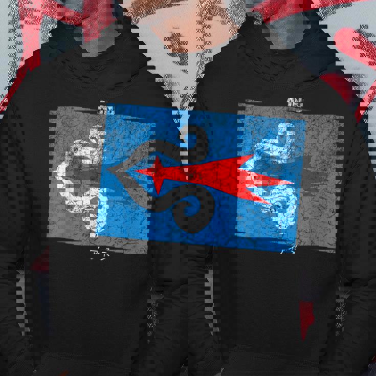 ヴィンテージアイヌ国旗。 パーカー 面白い贈り物