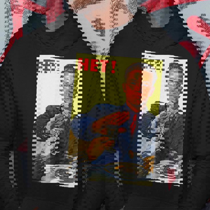 ヴィンテージソビエトロシアソ連プロパガンダno Alcohol ポスター パーカー 面白い贈り物