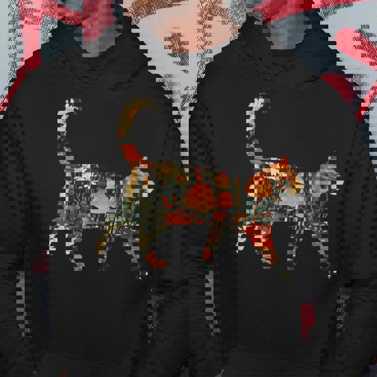 ヴィンテージ・シルエット きのこ草原 コタゴラス・キャット パーカー 面白い贈り物