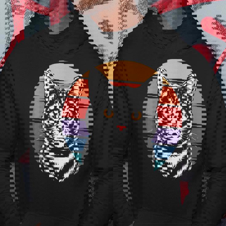 ヴィンテージ猫 パーカー 面白い贈り物