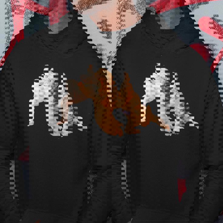 三つの天使 モチーフ、かわいいエンジェル、絵画アート パーカー 面白い贈り物