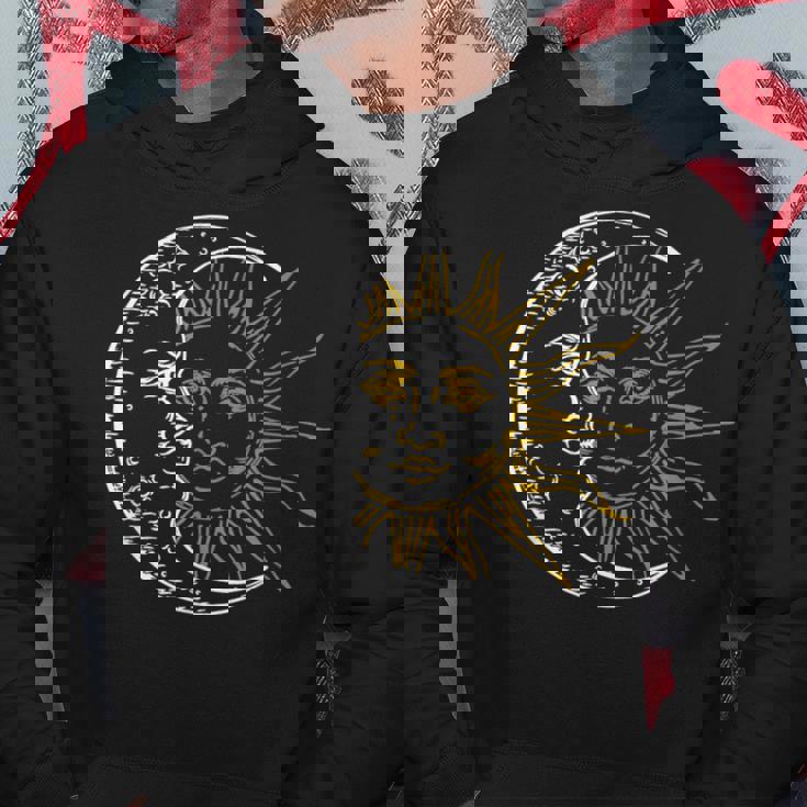 三日月 太陽 パーカー 面白い贈り物