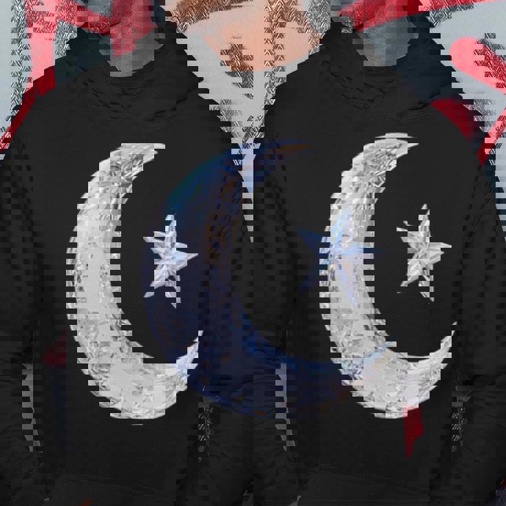 三日月と星 パーカー 面白い贈り物