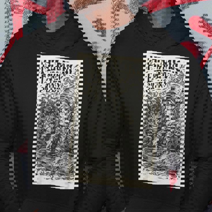 不思議の国のアリス いかれ帽子屋 マッドハッター A Flaming Tea-Party Of Tunes パーカー 面白い贈り物