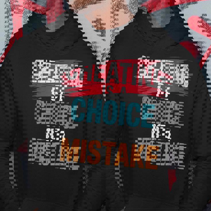 不正行為は選択であり、間違いではない詐欺師失恋のチート パーカー 面白い贈り物