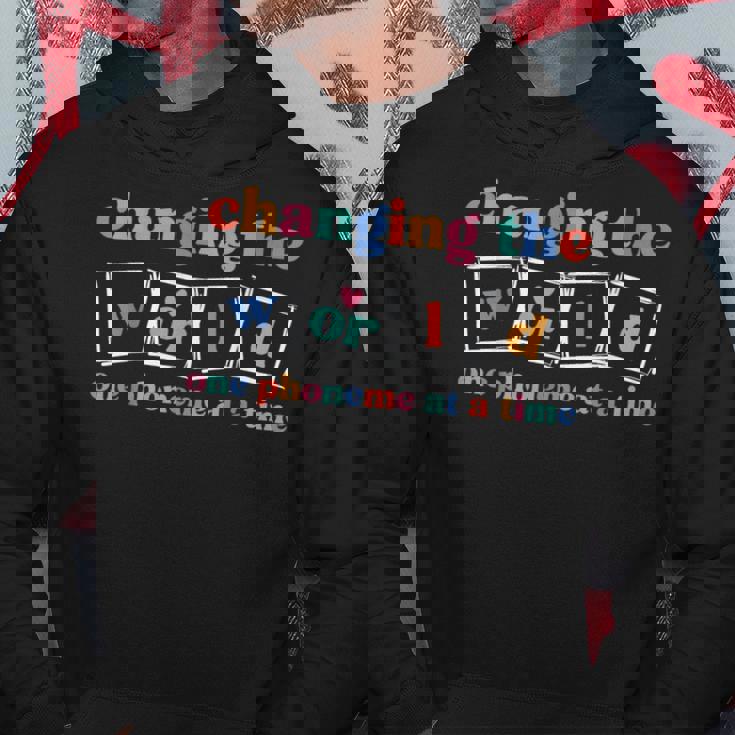 世界を変える失読症の先生 一度に一つの音素 パーカー 面白い贈り物