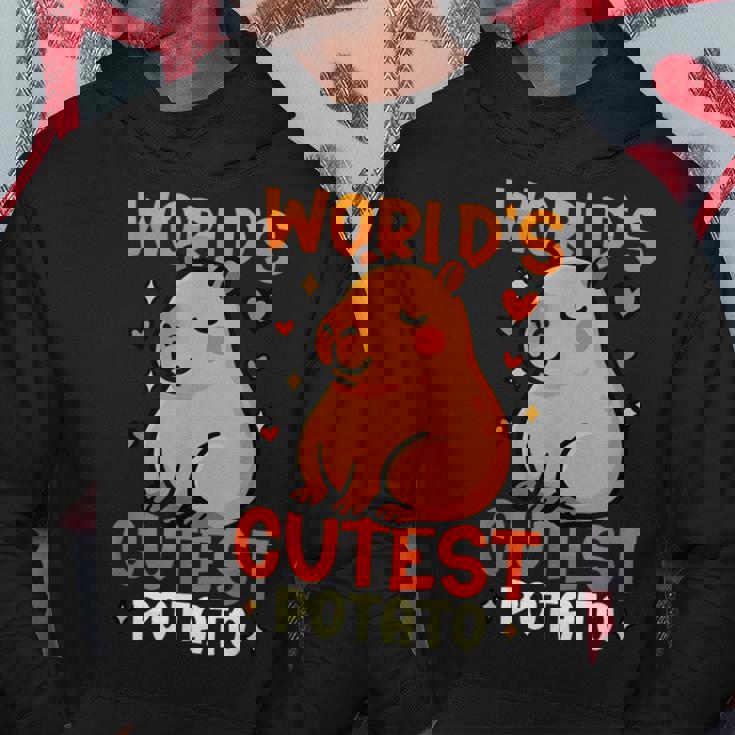 世界一かわいいポテトカピバラ パーカー 面白い贈り物