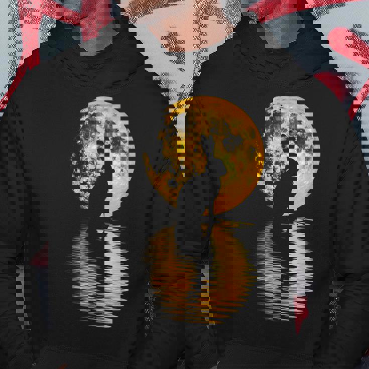 中秋節月 うさぎ シルエット 月餅 恋人 パーカー 面白い贈り物