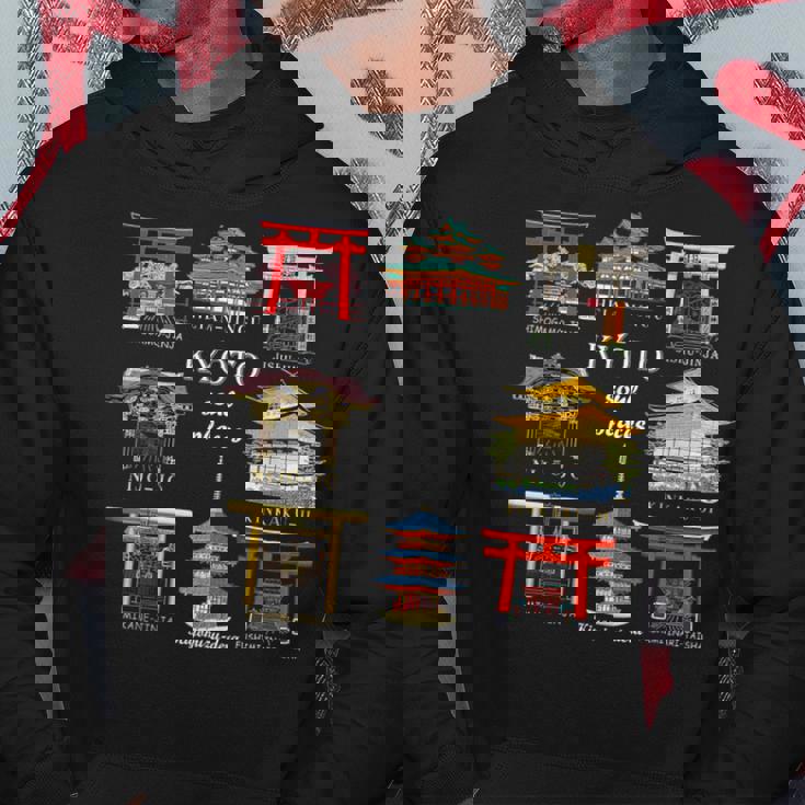 京都・伏見稲荷大社・平安神宮・下鴨神社・地主神社・御金神社・金閣寺・清水寺・二条城 パーカー 面白い贈り物