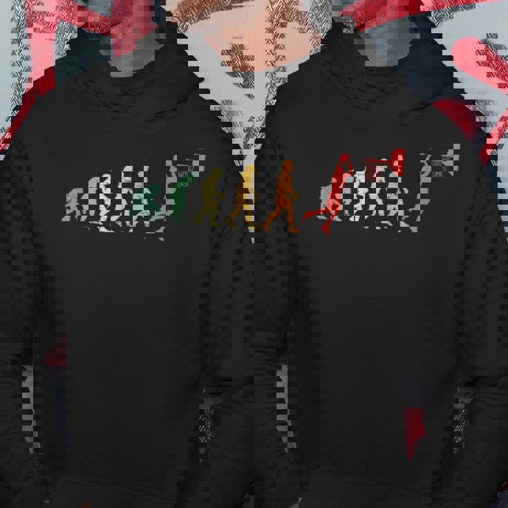 人類の進化 ネタ バスケ バスケットボール バスケ好き バスケファン バスケットマン おもしろ バスケ部 パーカー 面白い贈り物