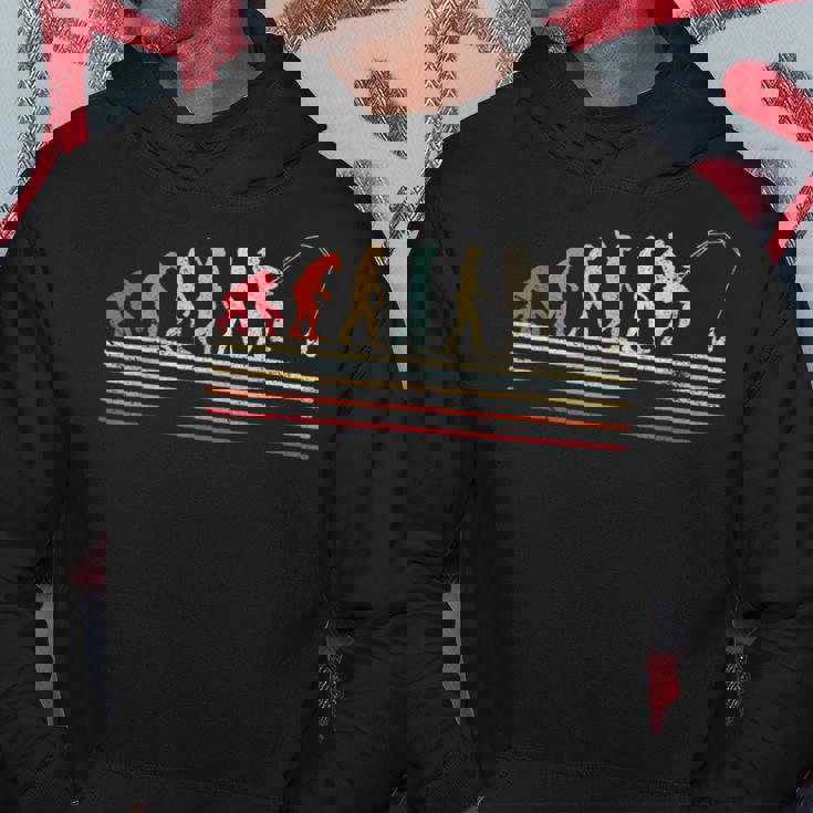 人類の進化 釣り竿 漁師 釣り人 面白い 釣り フィッシング サプライズ おもしろ アイデア 釣り パーカー 面白い贈り物