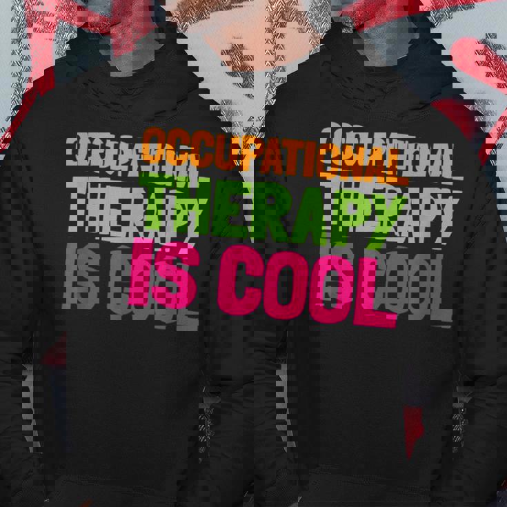 作業療法士作業療法はかっこいい パーカー 面白い贈り物