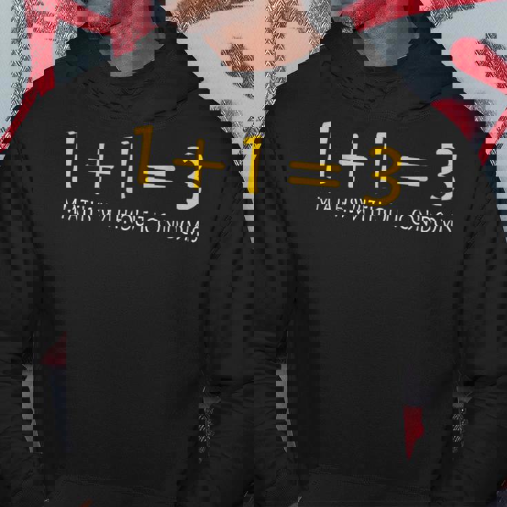 保護なしの数学 面白い楽しい パーカー 面白い贈り物