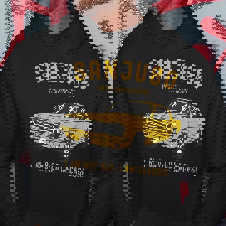 傘寿祝い 車好き 父 男性 父の日 クラシックカー 80歳 I'm Not Old I'm Classic パーカー 面白い贈り物