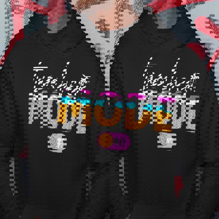 先生モード オフアイスクリーム ハッピー 学校最後の日 夏 パーカー 面白い贈り物