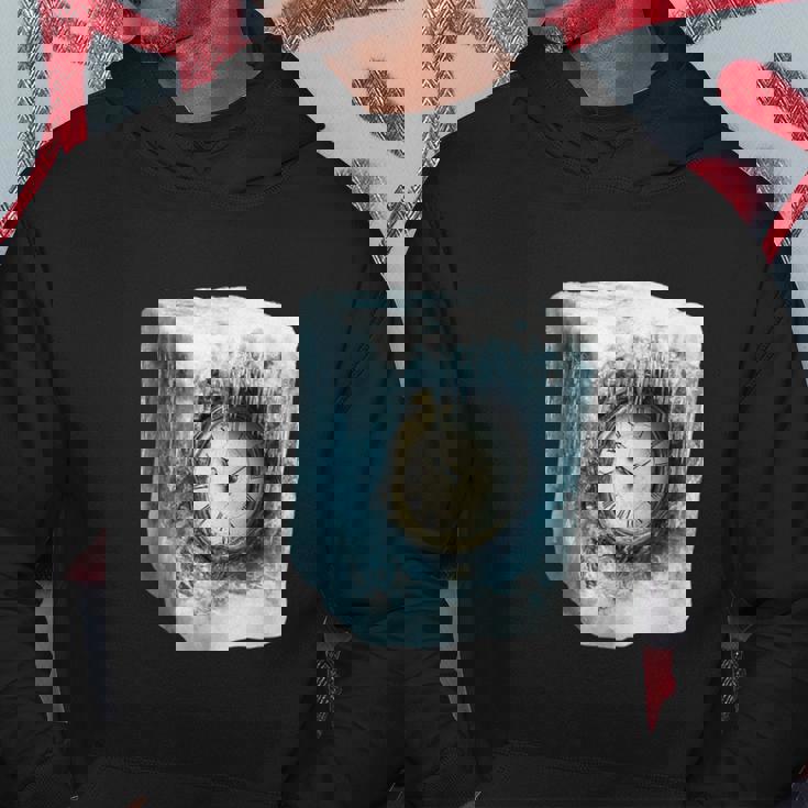 冷凍アンティーク時計のシュールなデザイン パーカー 面白い贈り物