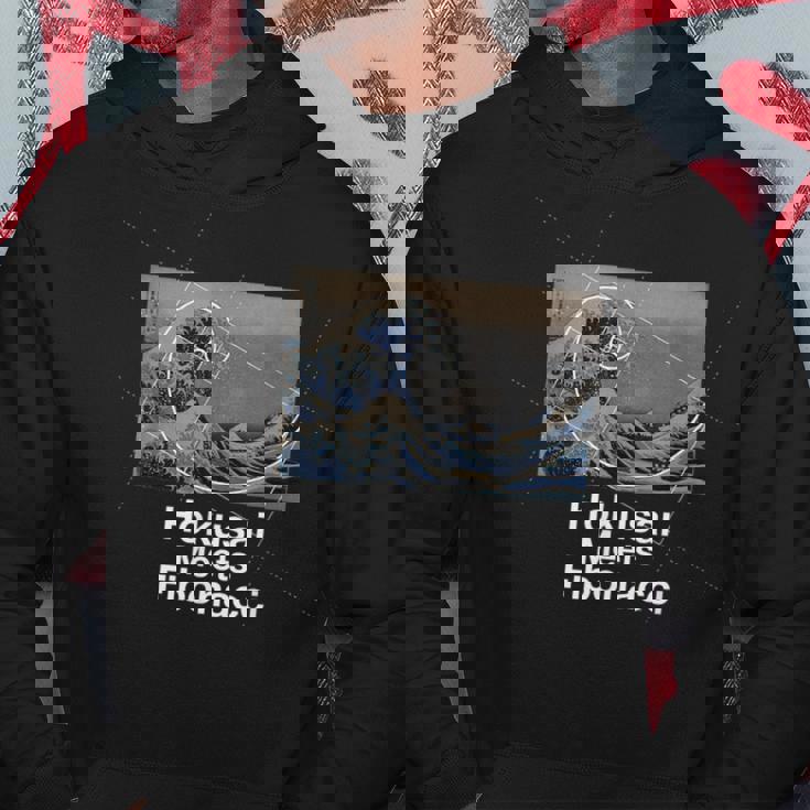 北斎とフィボナッチの黄金比 パーカー 面白い贈り物