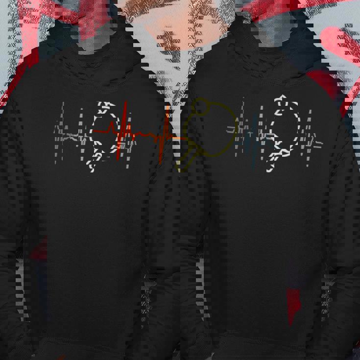 卓球 ハートライン ピンポン ハートビート パーカー 面白い贈り物