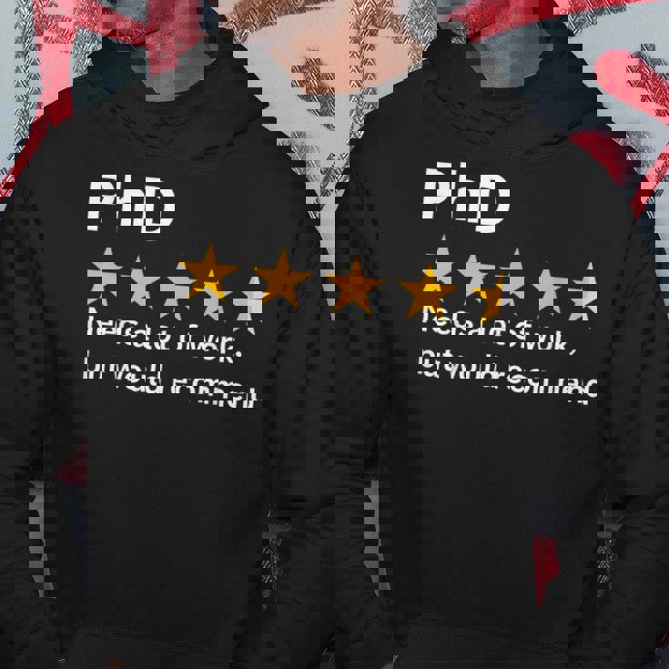 博士号、多くの努力が必要ですが、推奨される、面白い博士号。 パーカー 面白い贈り物