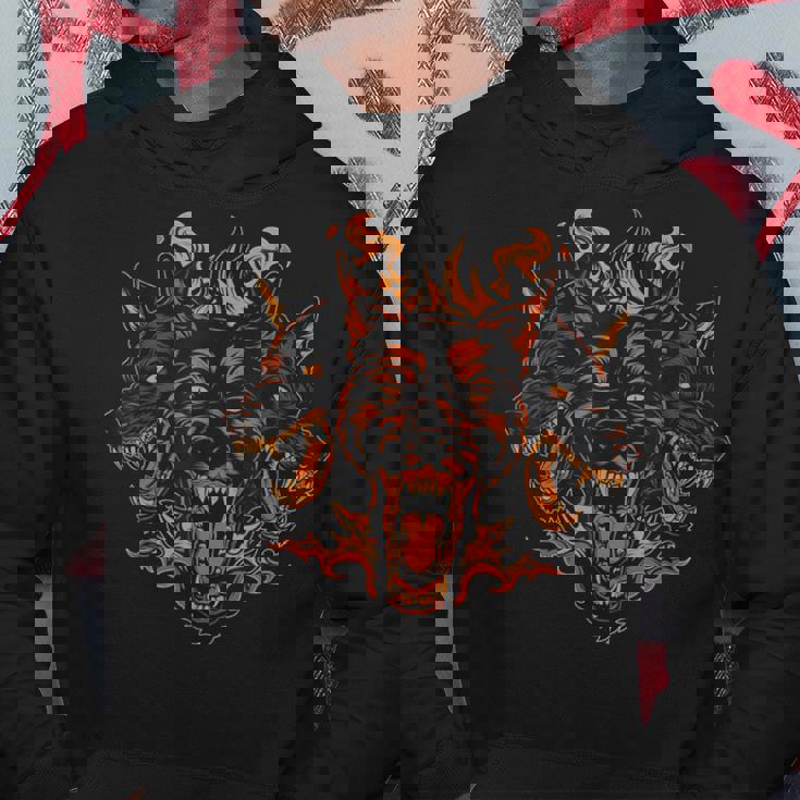 古代ギリシャ神話 ケルベロス 三頭犬 ケルベロス パーカー 面白い贈り物