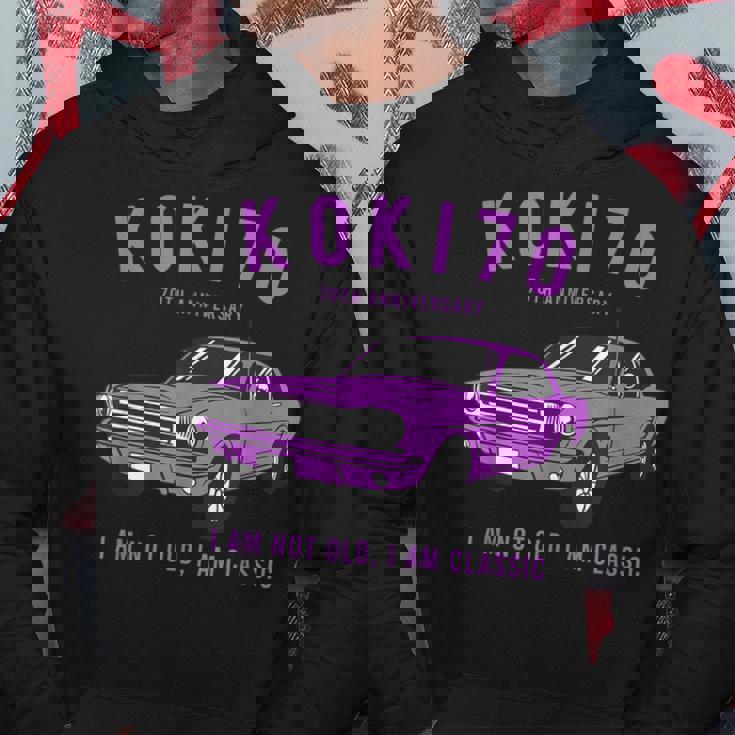 古希祝い 車好き 父親 男性 ギフト 父の日 クラシックカー 70歳 I'm Not Old I'm Classic パーカー 面白い贈り物