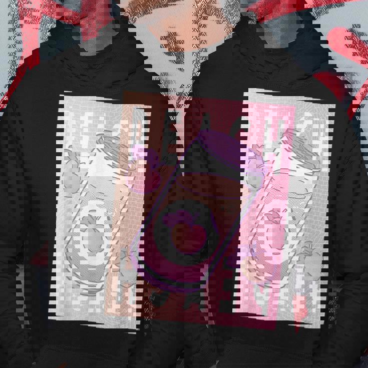 和桃アルコールソフトドリンク 桃 パーカー 面白い贈り物