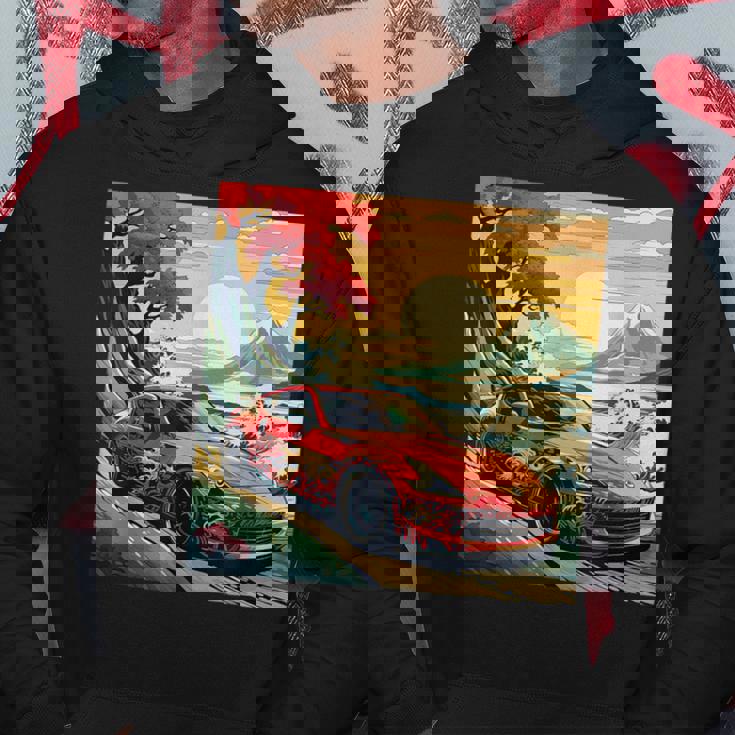 和風370z車 パーカー 面白い贈り物