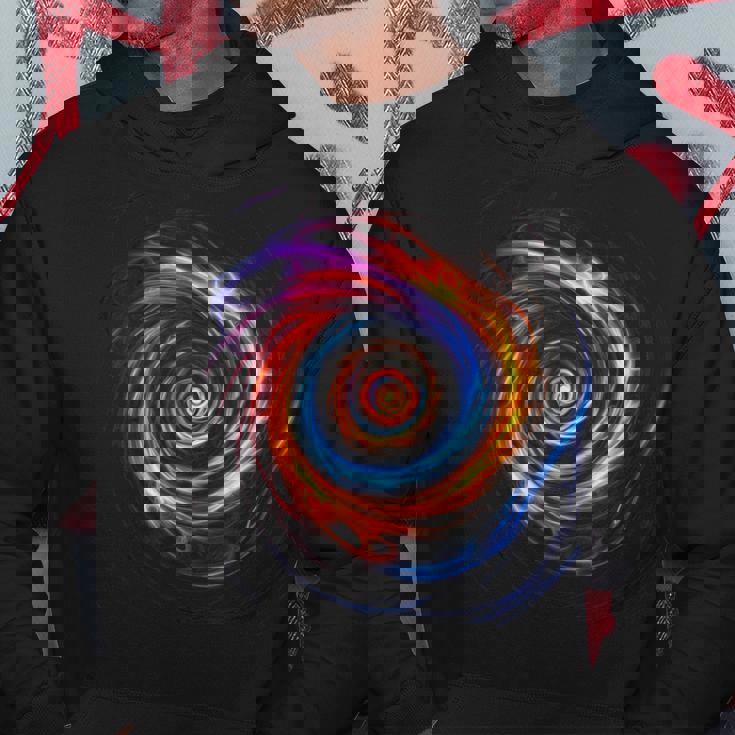 回転するレインボーフレームワールプール。 パーカー 面白い贈り物