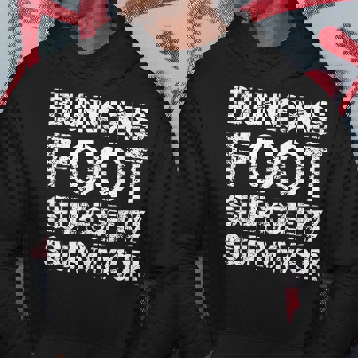 外反母趾足手術サバイバー パーカー 面白い贈り物