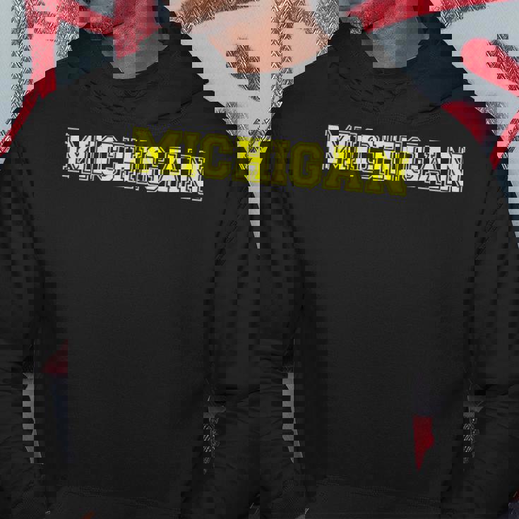 大学スタイル ミシガン スポーツギフト パーカー 面白い贈り物