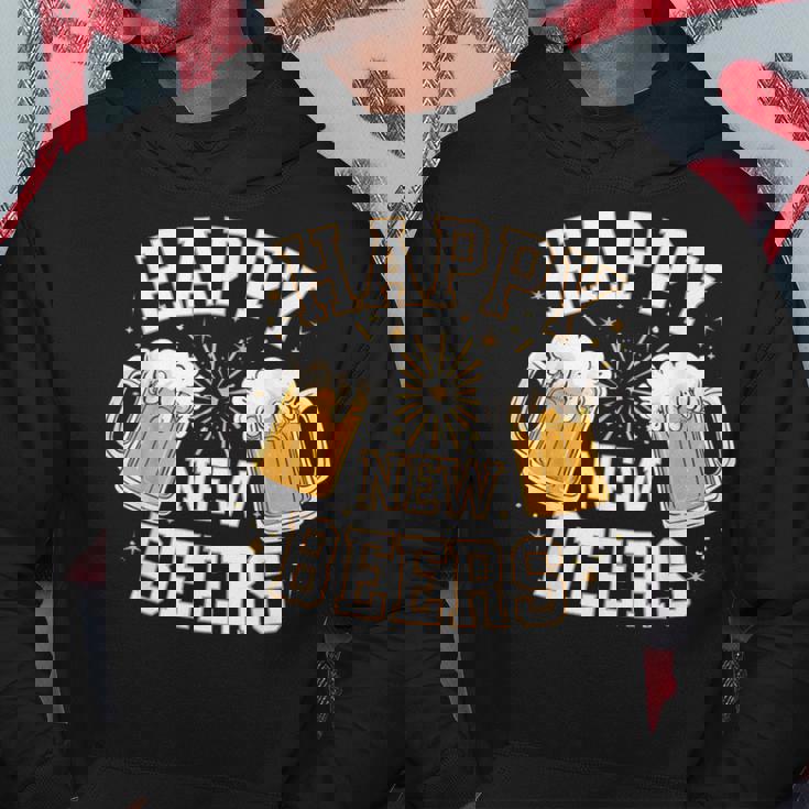 大晦日パーティー ハッピーニュービール おもしろビール愛好家ギフト パーカー 面白い贈り物