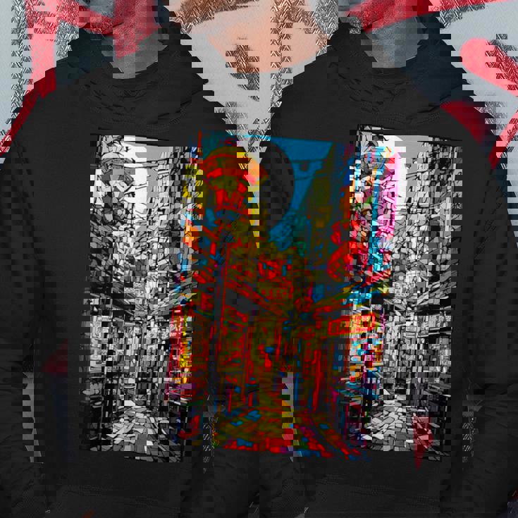 大阪シティポップ ステンドグラス 和美 パーカー 面白い贈り物