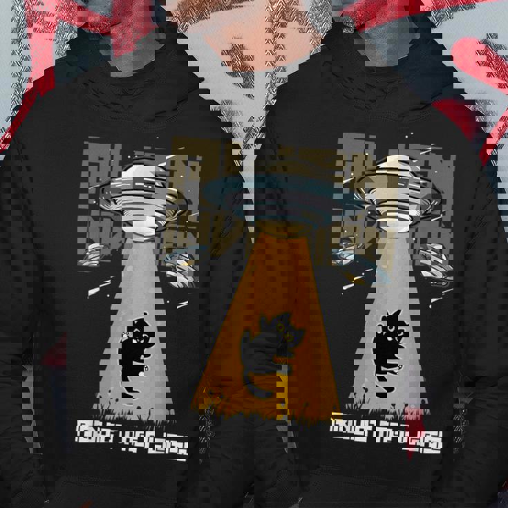 宇宙人 侵略 Abduct Me Please 宇宙船 おもしろ猫 Ufo パーカー 面白い贈り物