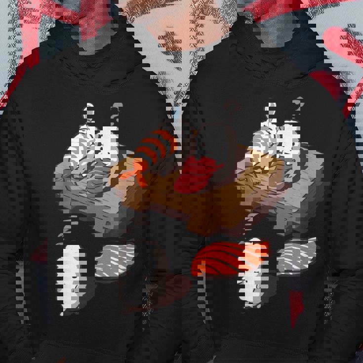 寝ぼける 寿司 すし えび サーモン まぐろ パーカー 面白い贈り物