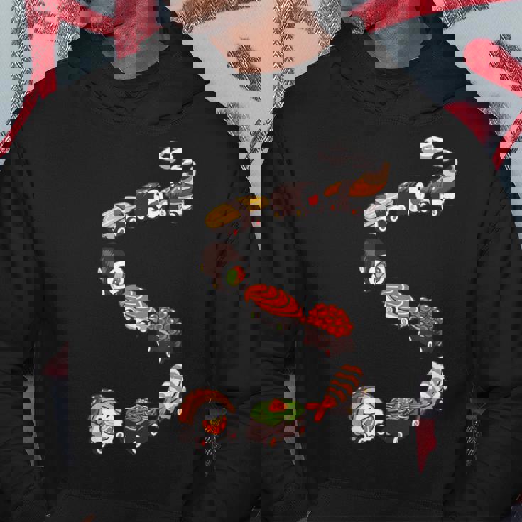 寿司 の 電車 すし いくら サーモン たまご 鉄火巻き パーカー 面白い贈り物