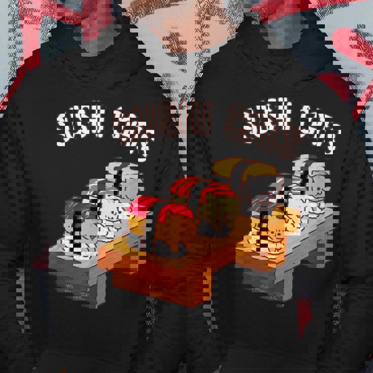 寿司猫 まぐろ 酒たまご パーカー 面白い贈り物